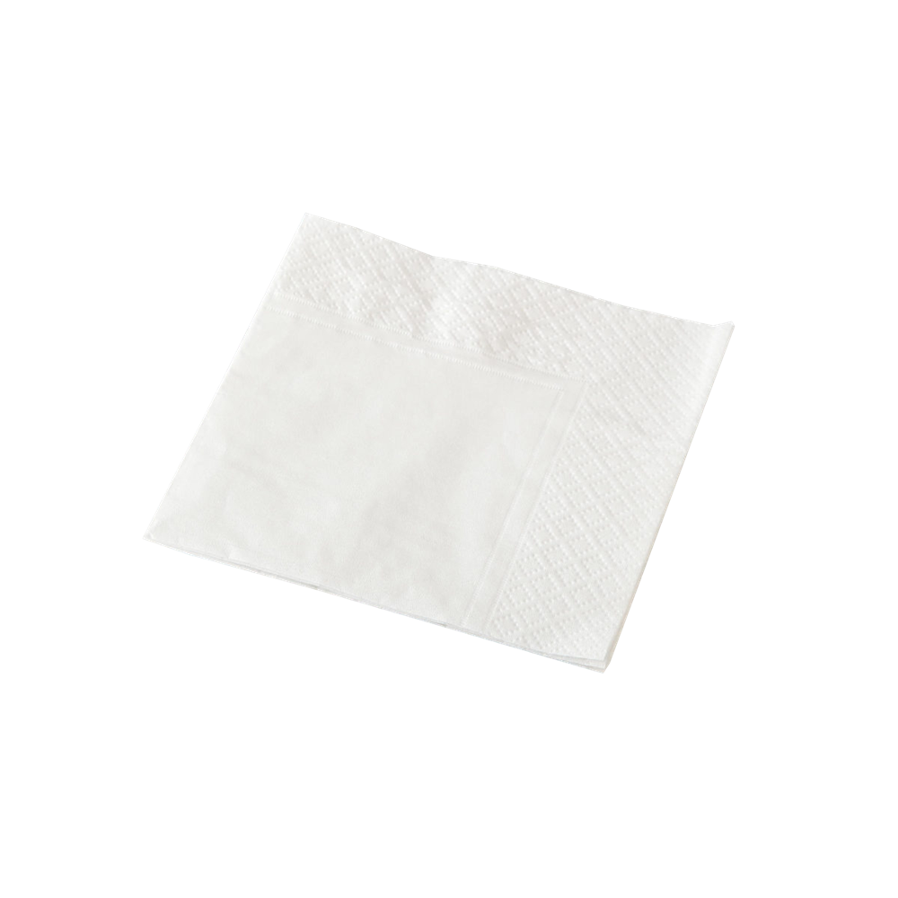 ECO Cocktail Napkin 1/4 Fold White 2ply 